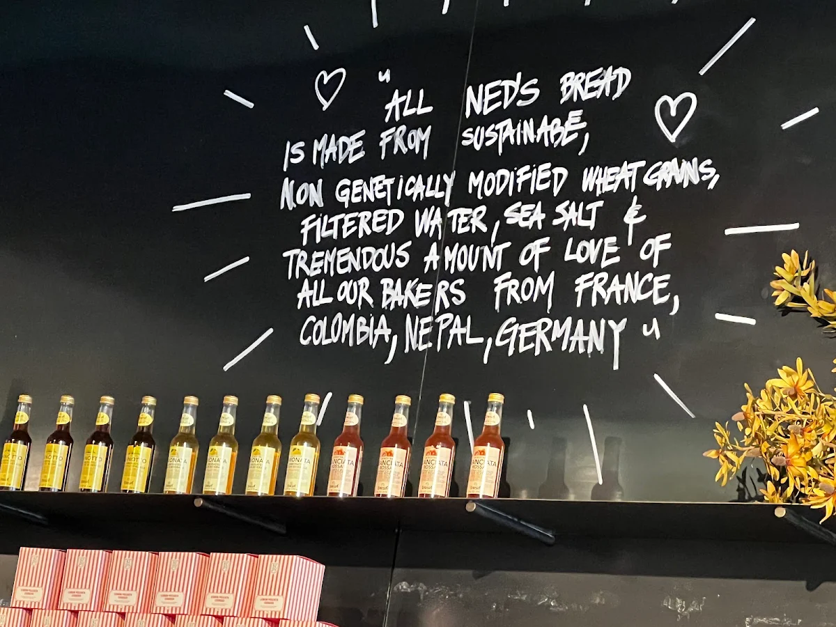 Menu, Ned's Bake & Bistro Armadale