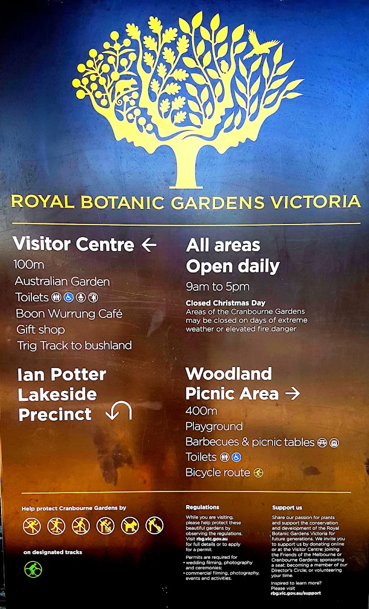 Menu, Boon Wurrung Cafe