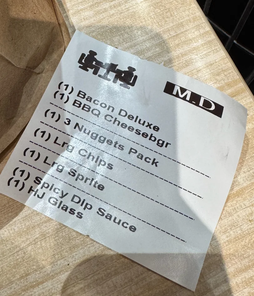Menu, Hungry Jack's Burgers World Square