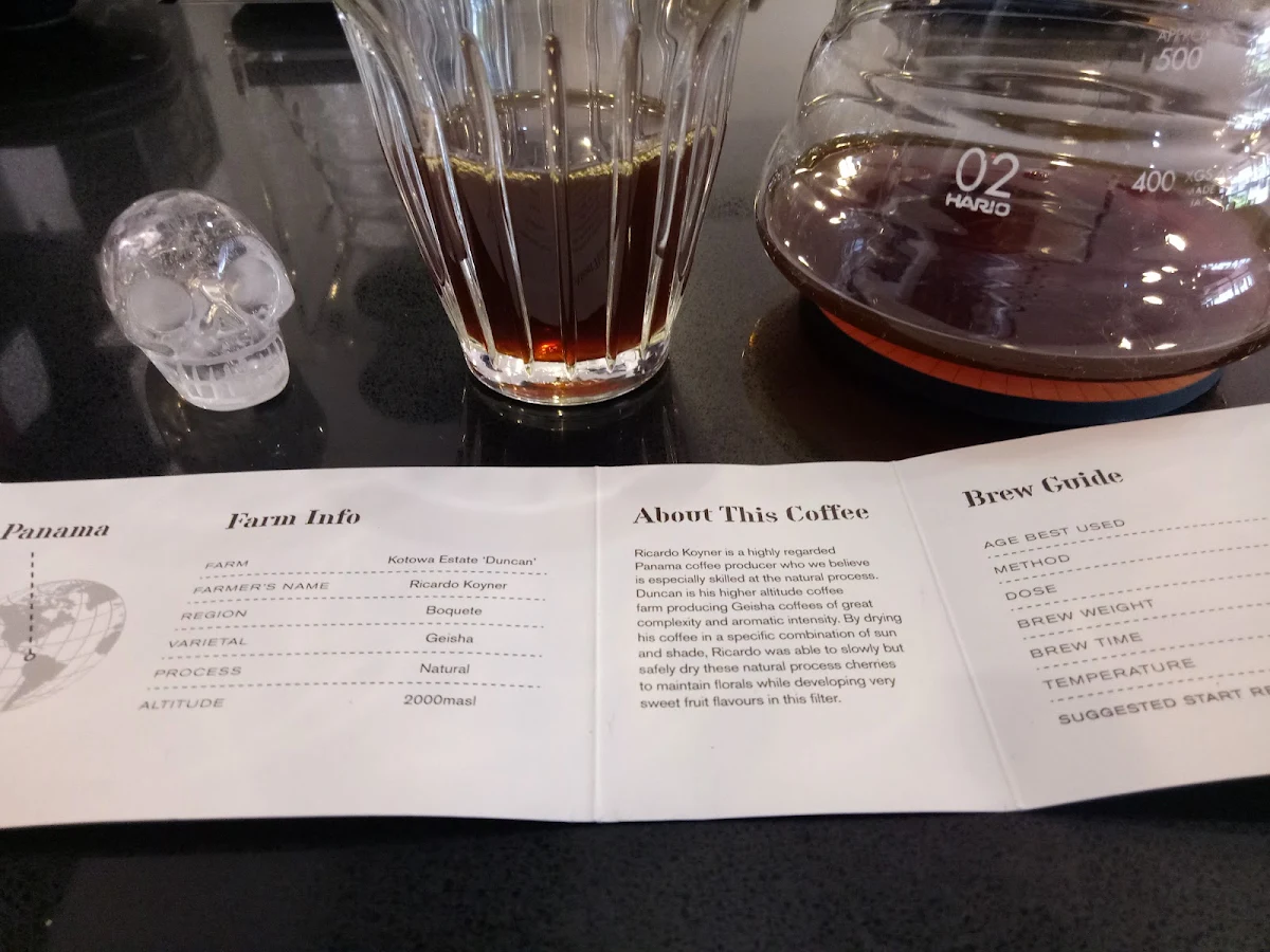 Menu, The Chamber Room Espresso & Brew Bar