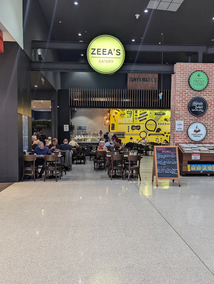 Menu, Zeea's Eatery
