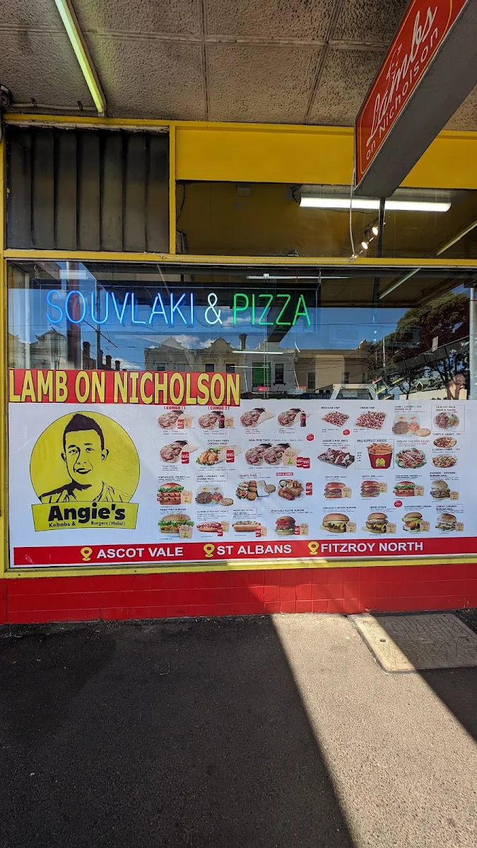 Menu, Angie's - LAMB ON NICHOLSON