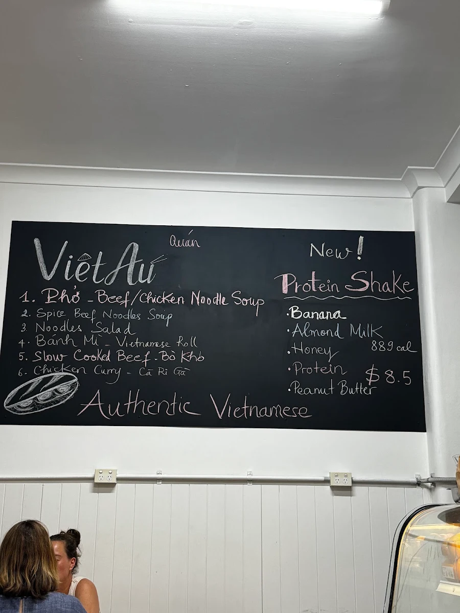 Menu, Viet Au Kitchen