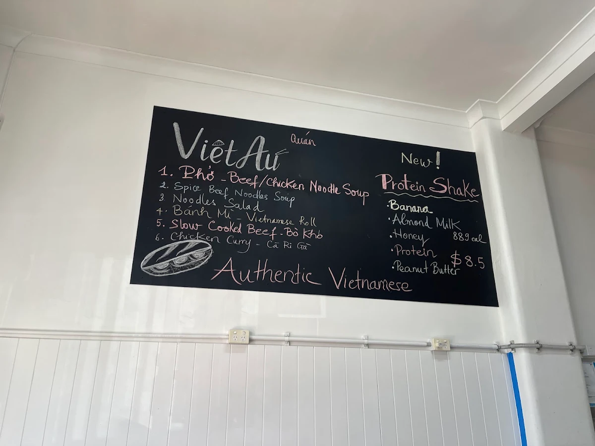 Menu, Viet Au Kitchen