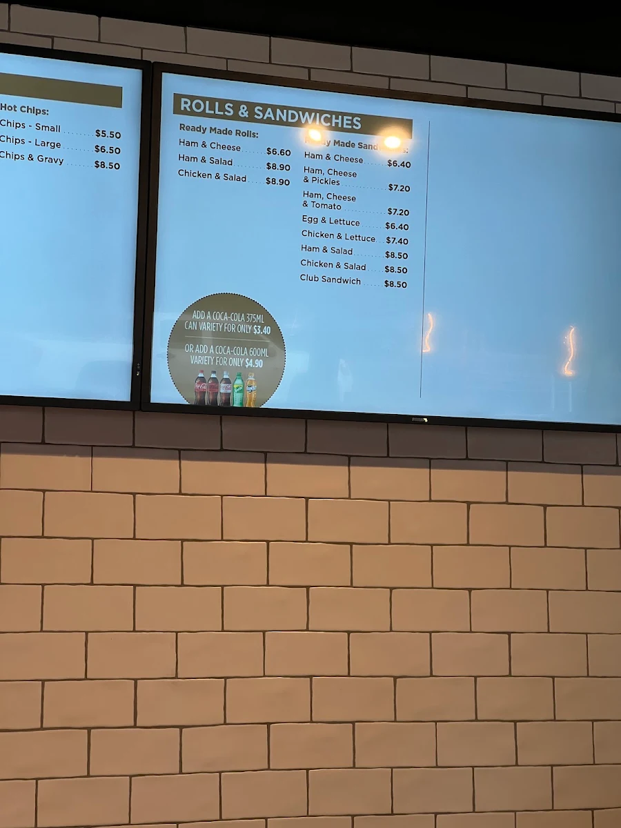 Menu, Corio Bay Roadhouse