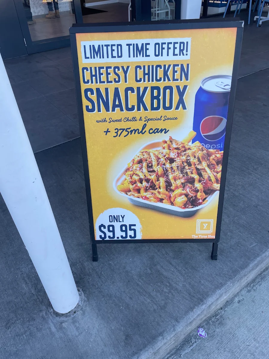 Menu, The Yiros Shop - Beenleigh