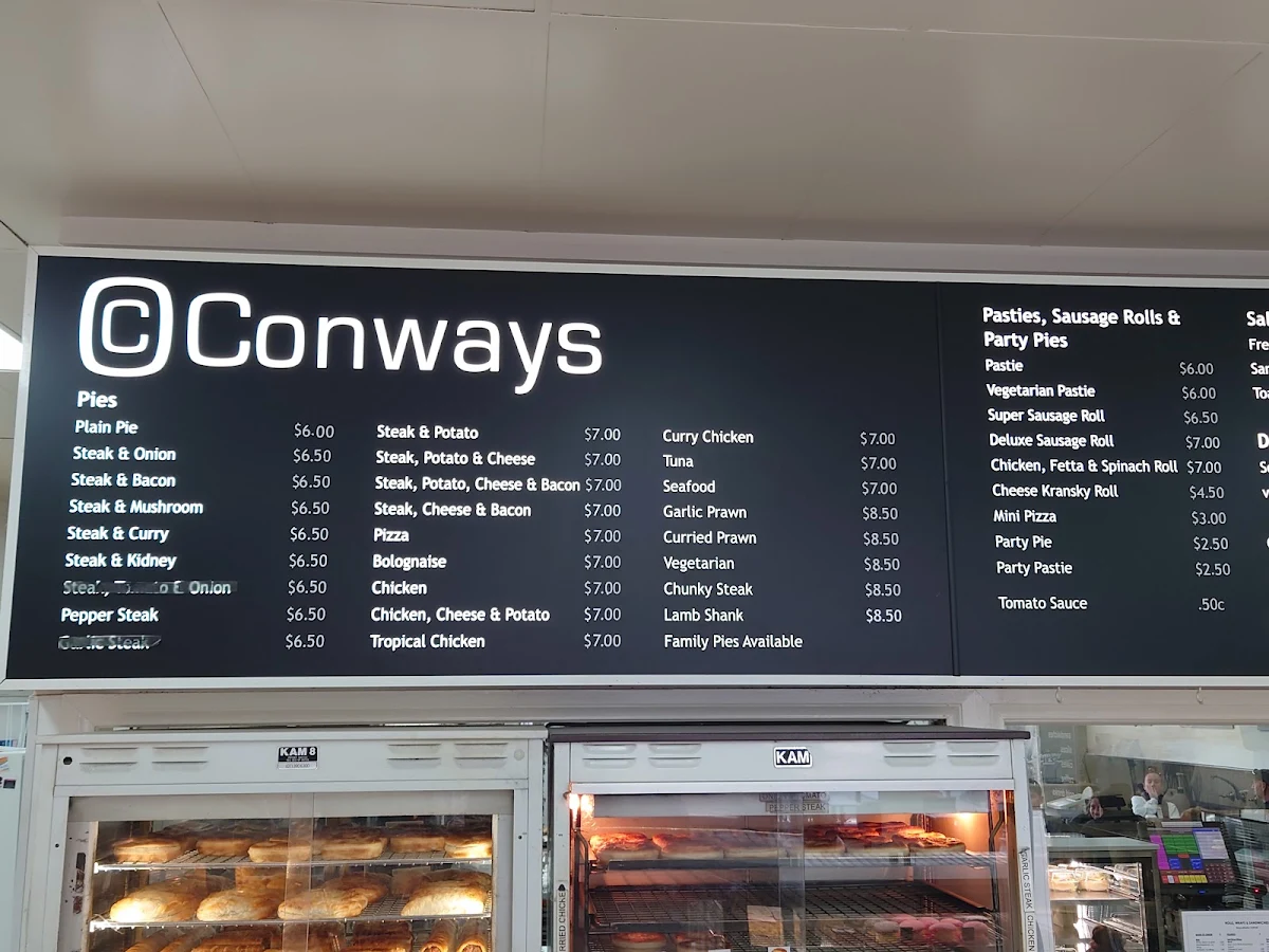 Menu, Conways