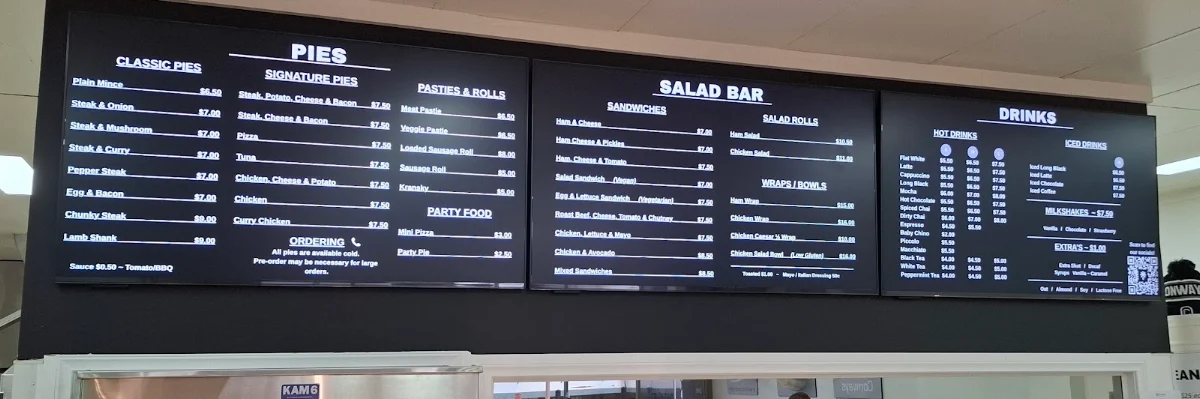 Menu, Conways