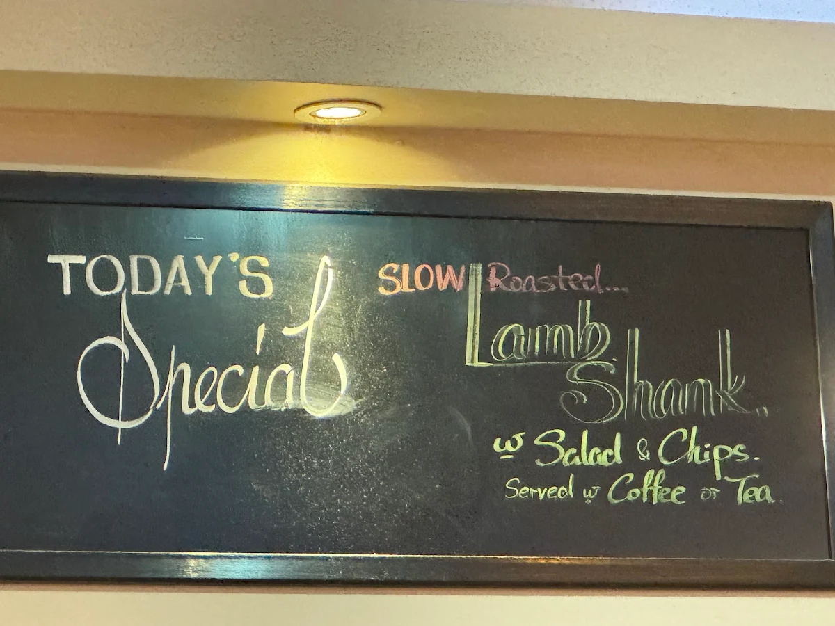 Menu, Rosetta Sunsmile Cafe