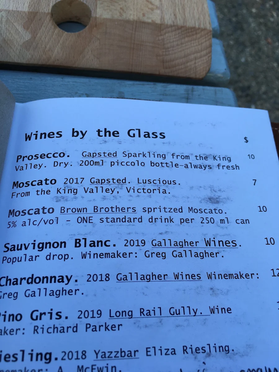Menu, Yazzbar