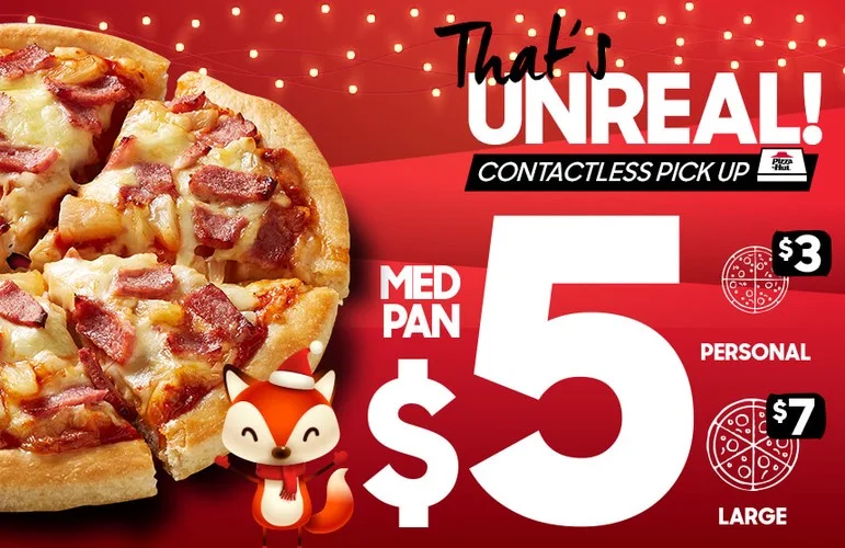 Menu, Pizza Hut Moorebank