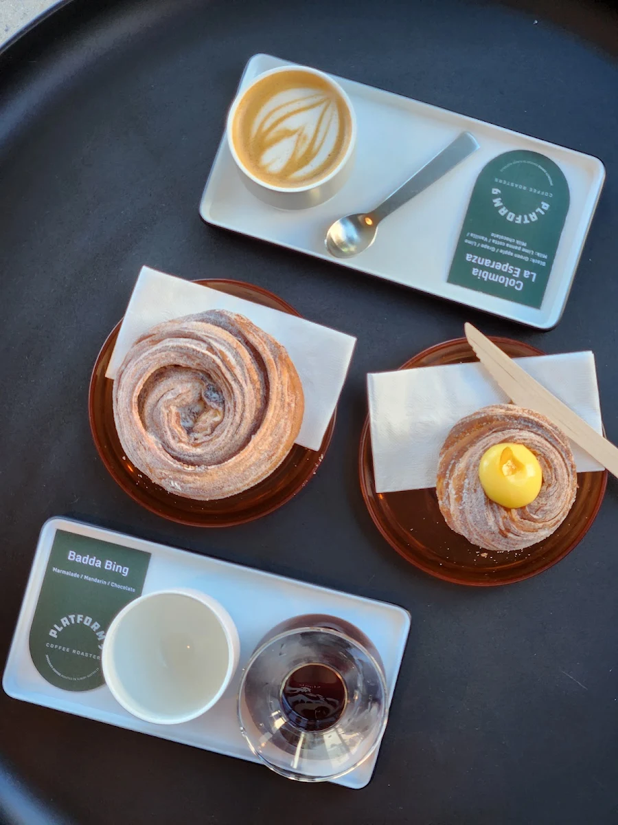 Menu, Platform 9 Coffee Roasters