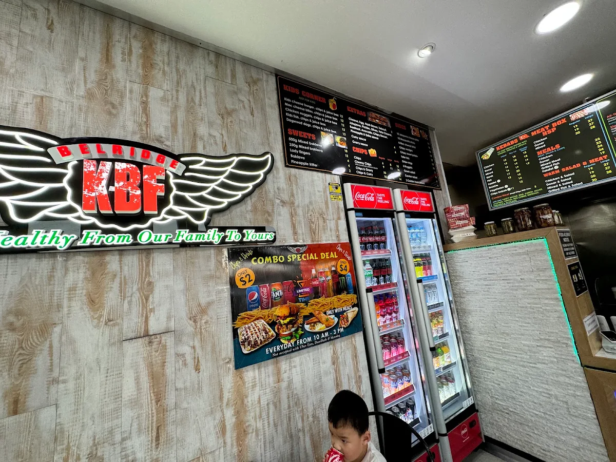 Menu, Belridge KBF