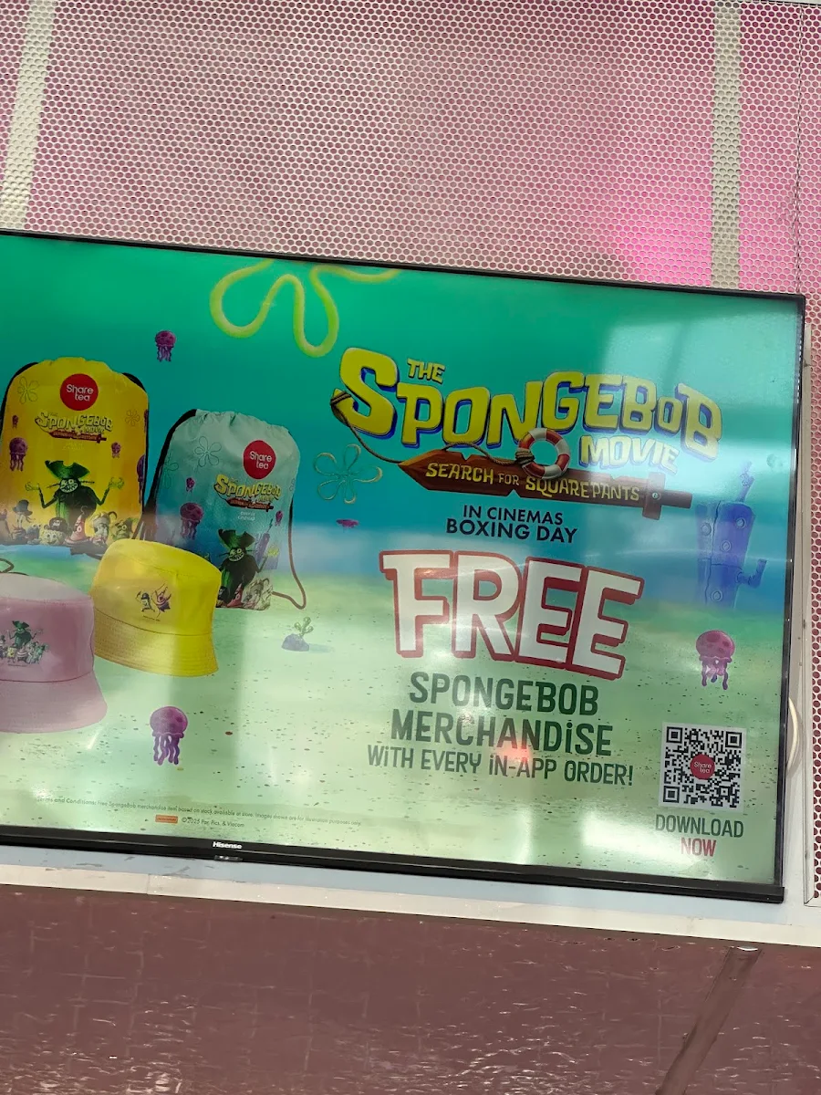 Menu, Sharetea Mernda