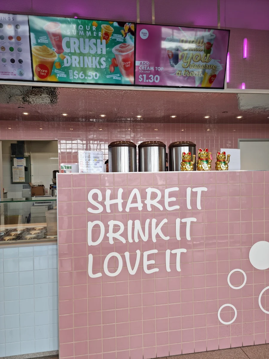 Menu, Sharetea Mernda