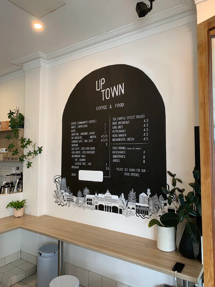 Menu, Up Town