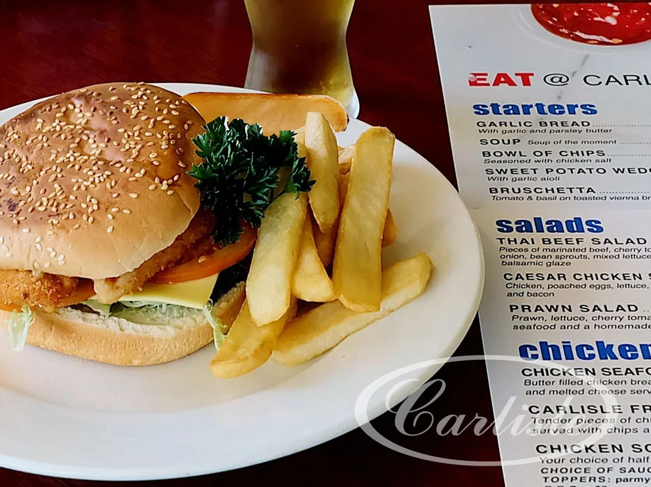 Menu, Carlisle Tavern