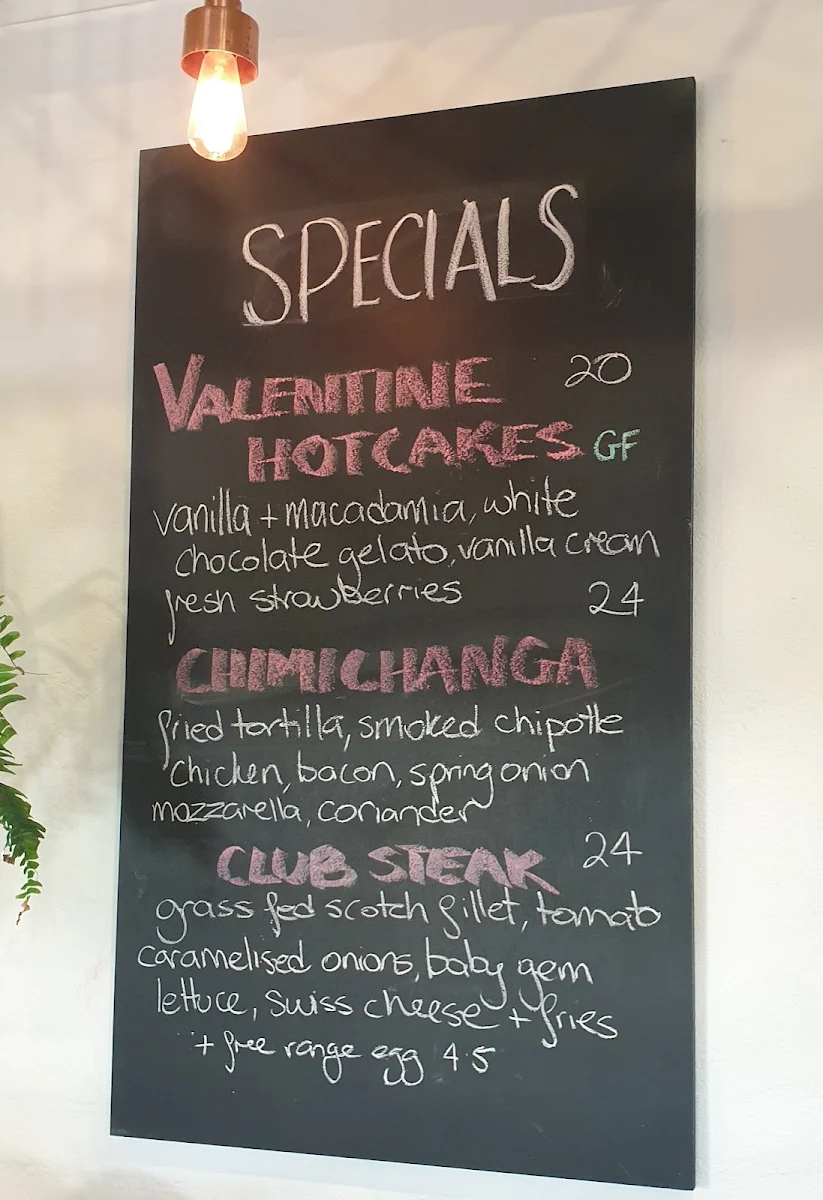 Menu, Double Shot Deakin