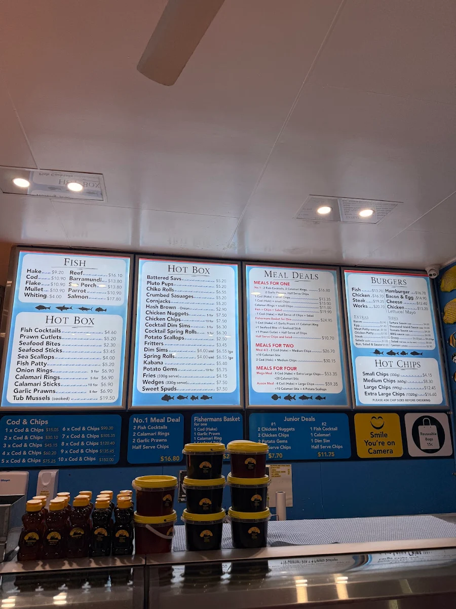 Menu, Fishermans Haul