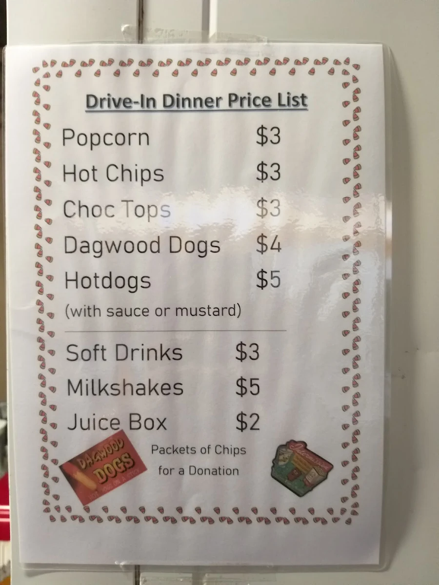 Menu, North Kapunda Hotel