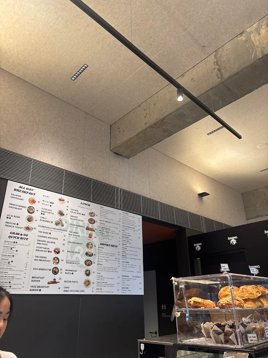 Menu, The Dining & Co Bondi Junction