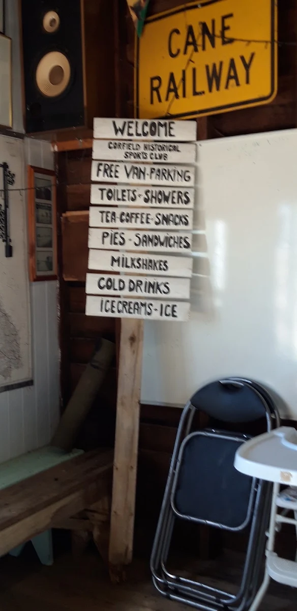 Menu, Corfield Pub