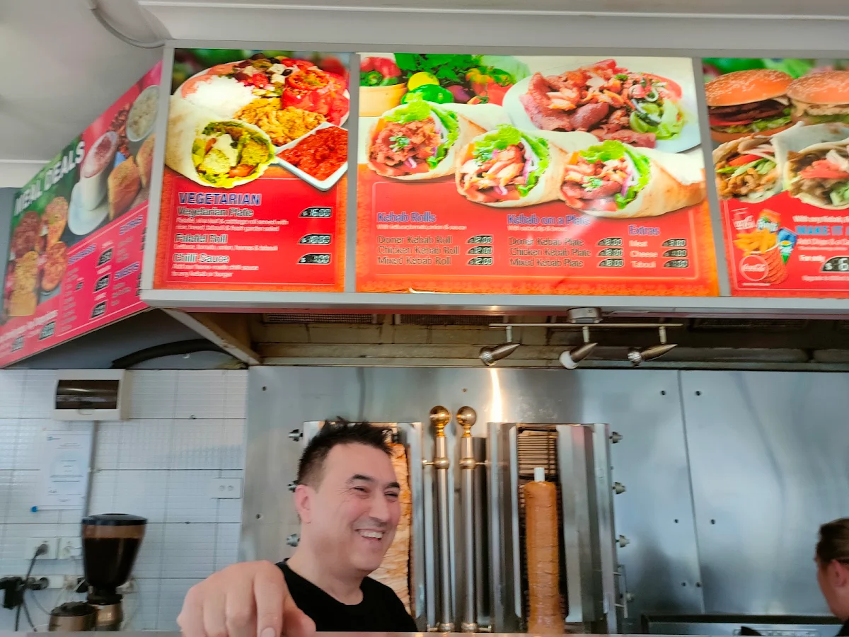 Menu, Regents Kebabs & Pizza