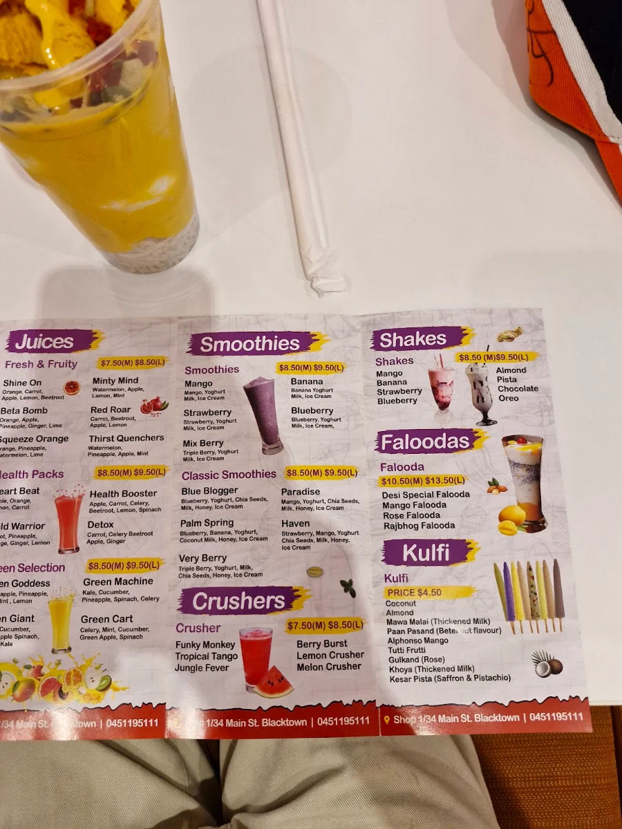 Menu, Krishan Dwara, Pure Veg Indian Restaurant - Blacktown