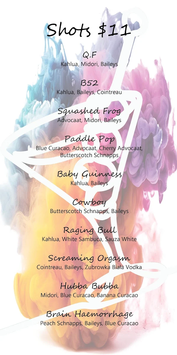Menu, Somerset Hotel