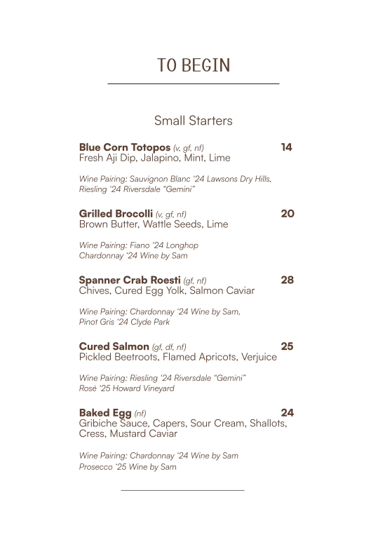 Menu, Icaro