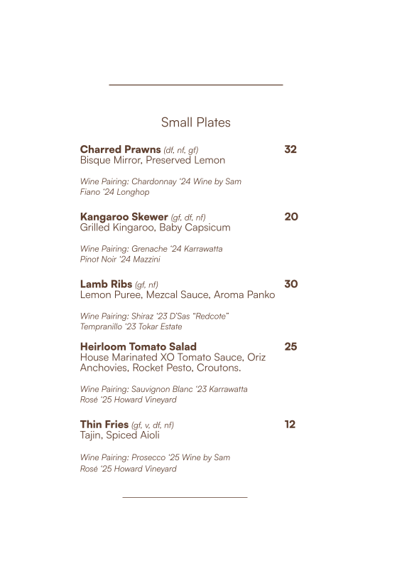 Menu, Icaro
