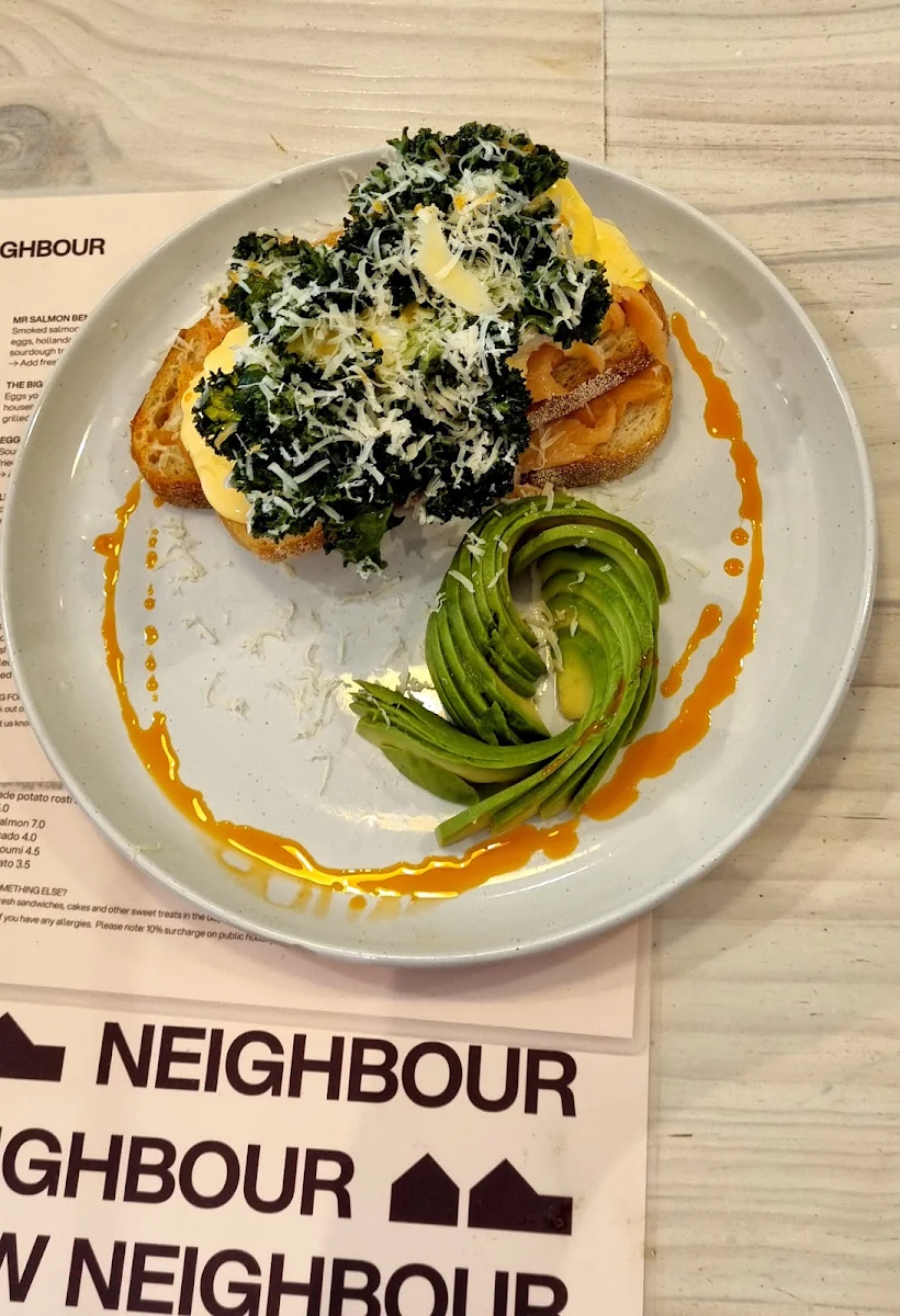 Menu, New Neighbour Coffee