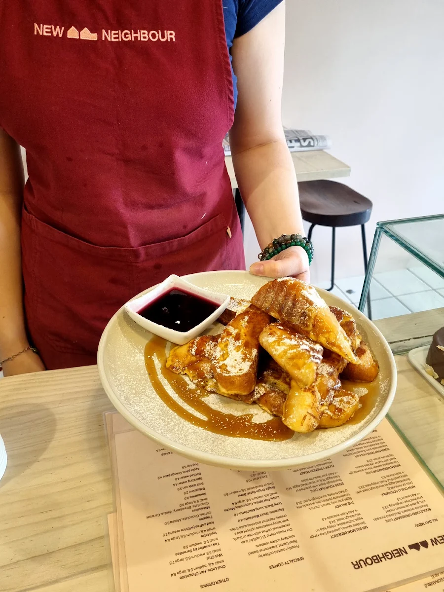 Menu, New Neighbour Coffee