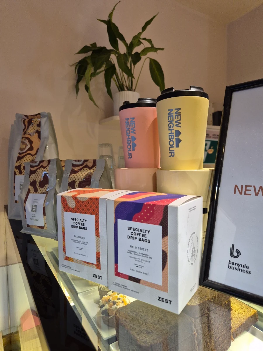 Menu, New Neighbour Coffee