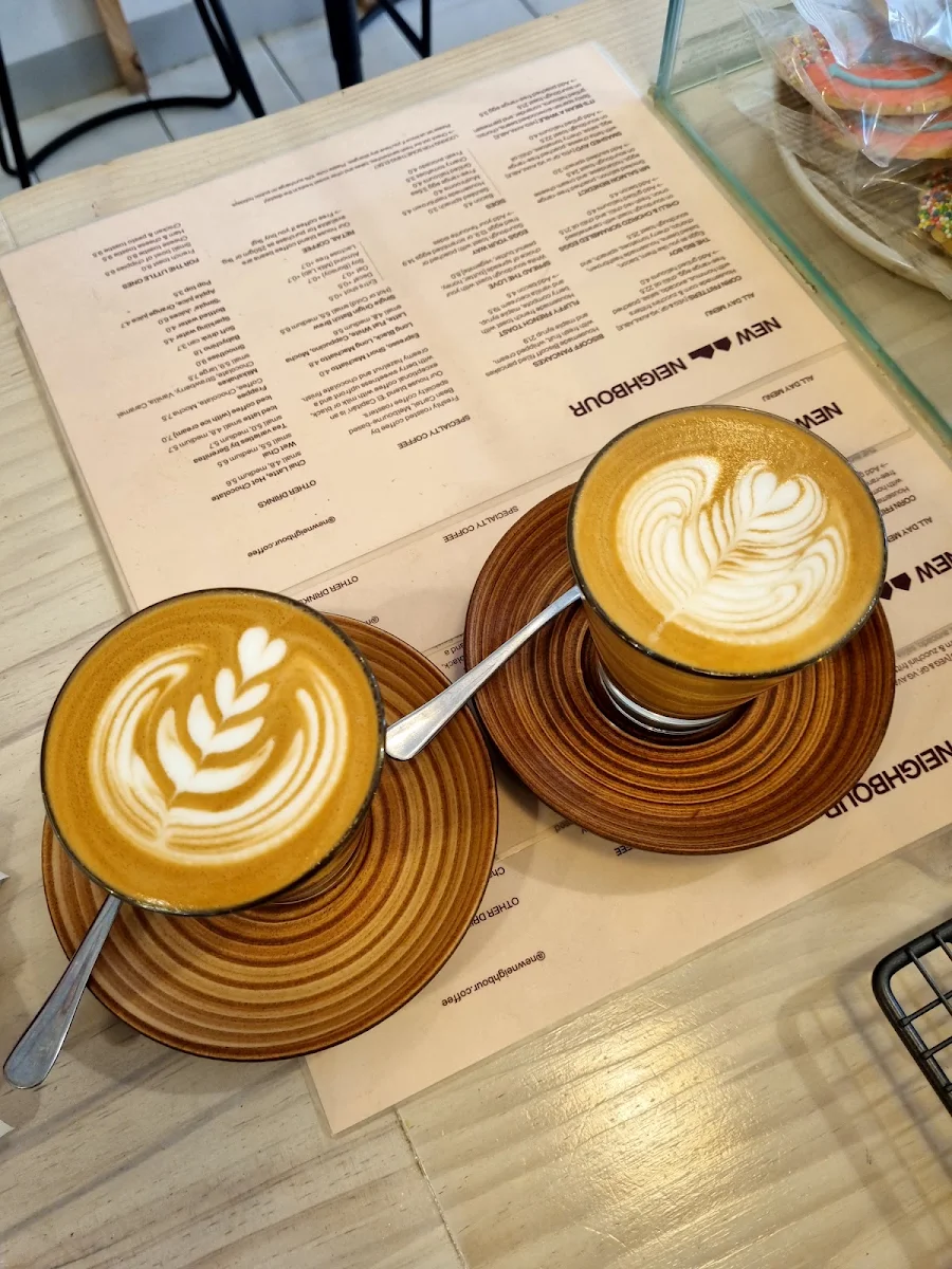 Menu, New Neighbour Coffee