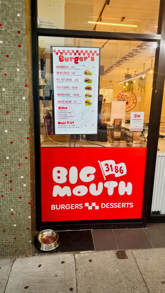 Menu, Nourish On Bay