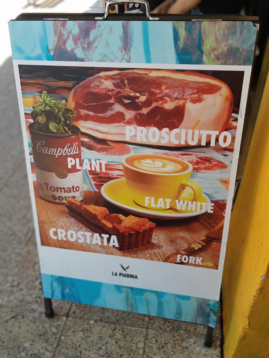 Menu, La Piadina (Bondi Beach) Est. 2008