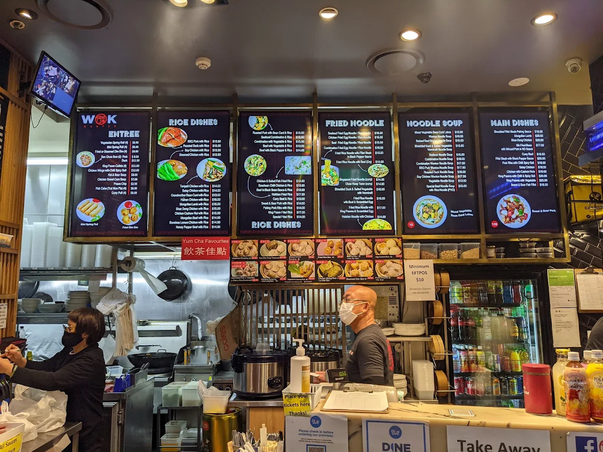 Menu, Wok Master Maroubra