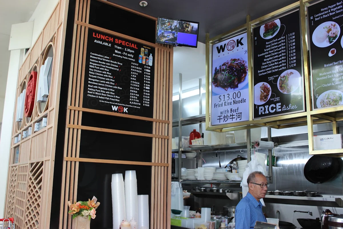 Menu, Wok Master Maroubra