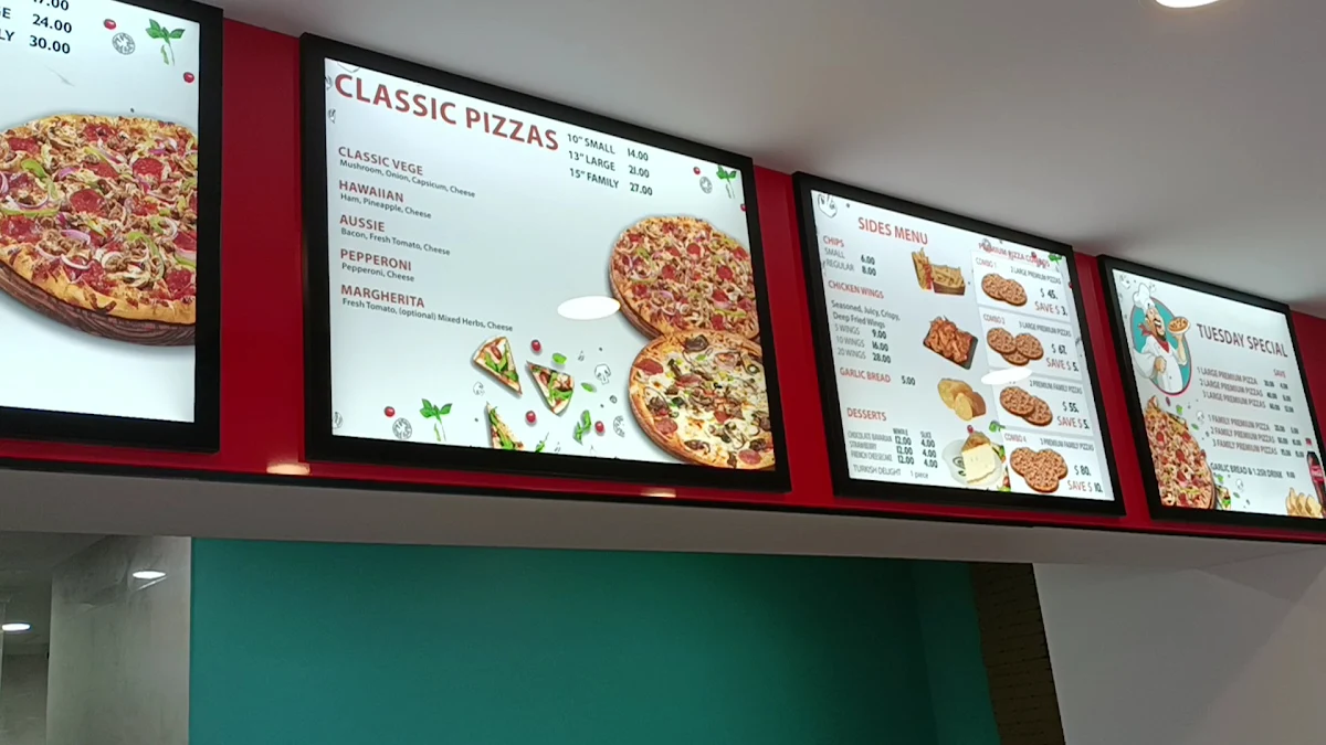 Menu, Noranda Pizza