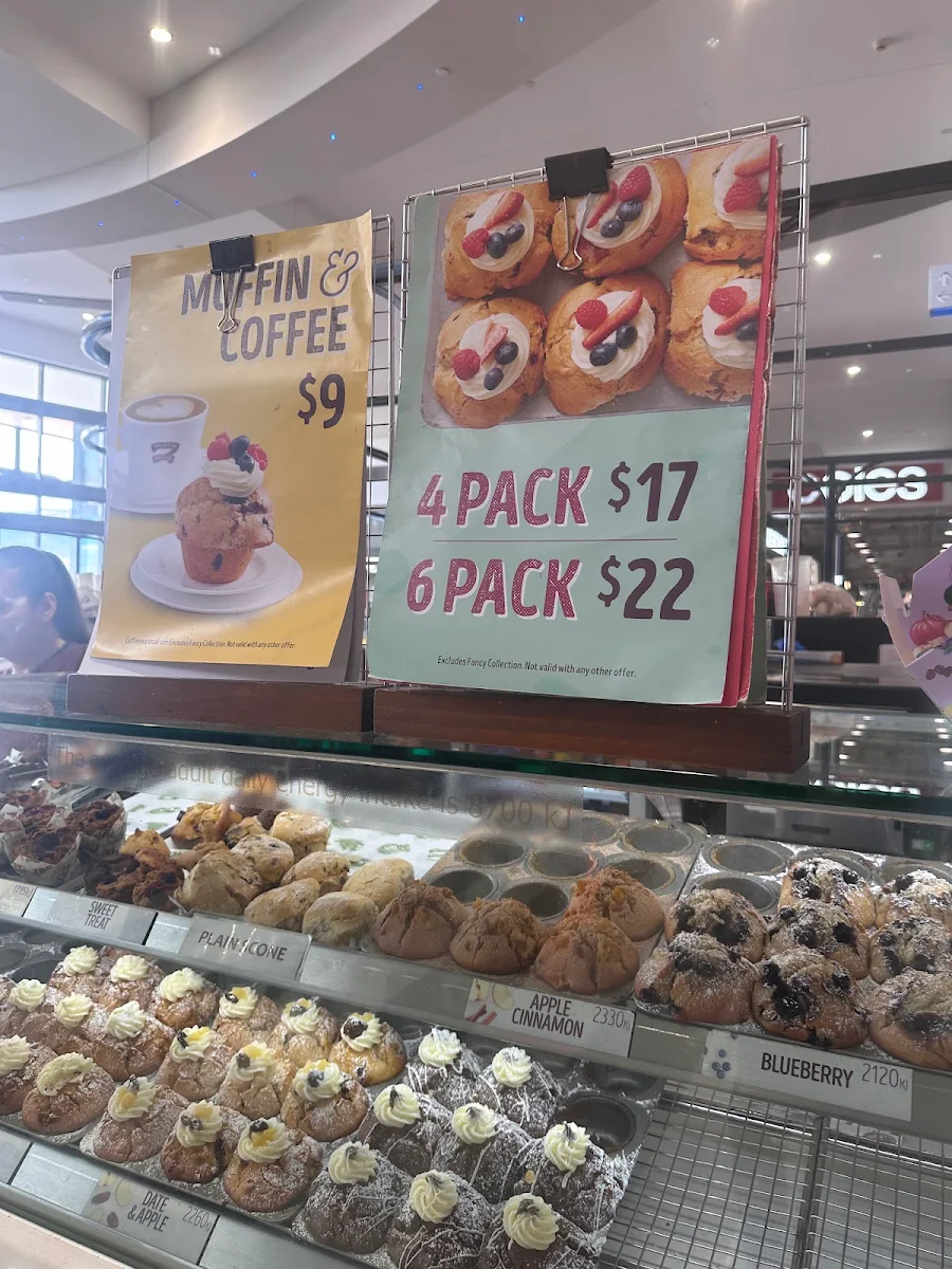 Menu, Muffin Break