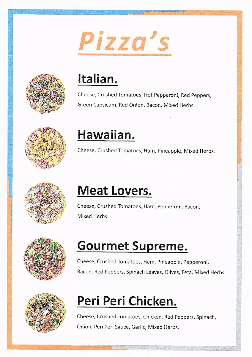 Menu, Watheroo Station Tavern