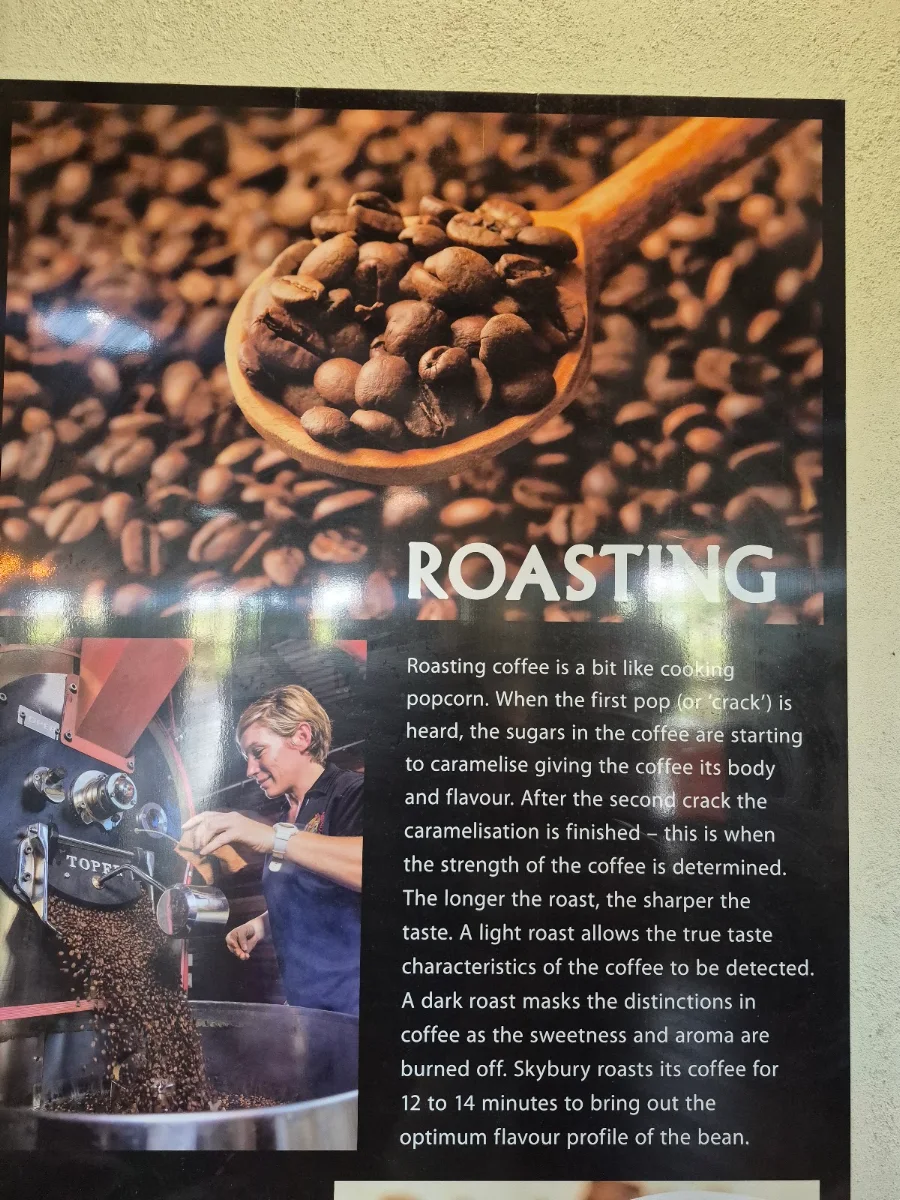 Menu, Skybury Cafe & Roastery