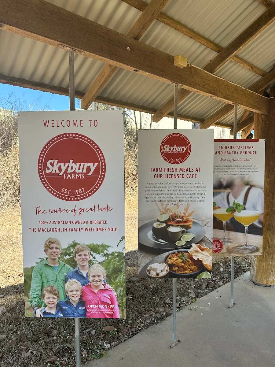Menu, Skybury Cafe & Roastery