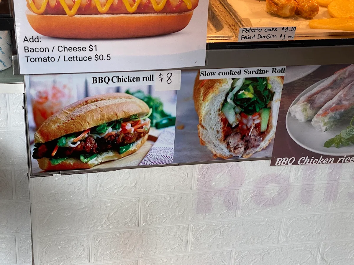 Menu, Le Cafe - Vietnamese restaurant