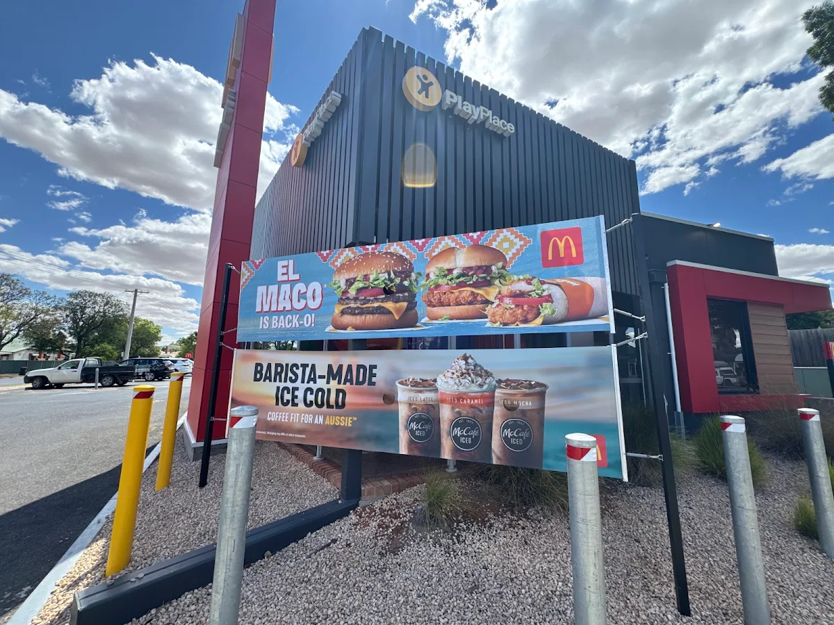 Menu, McDonald's Swan Hill