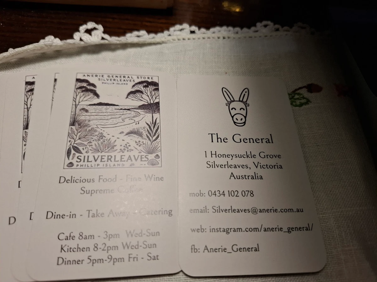 Menu, Anerie