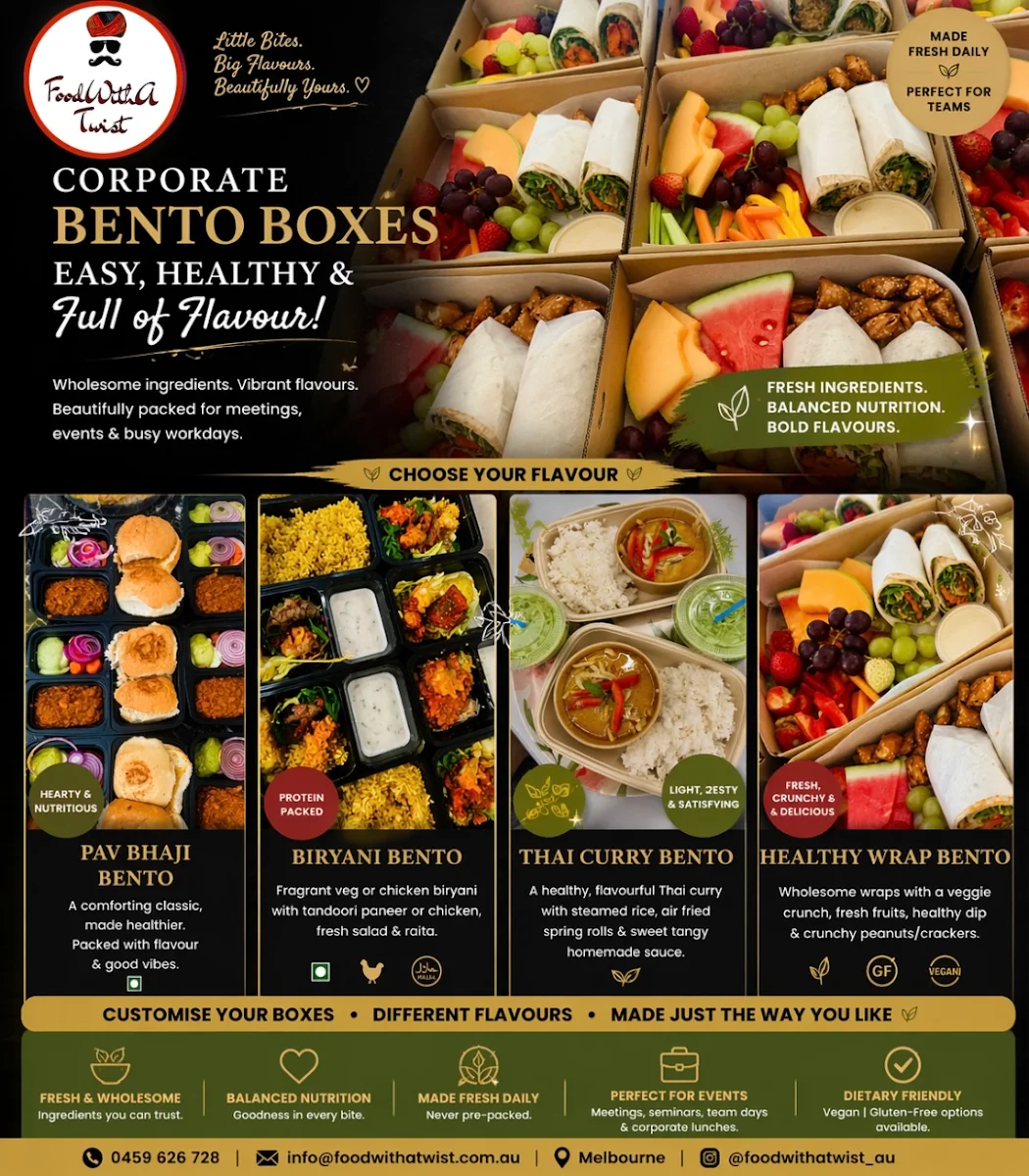 Menu, Foodwithatwist