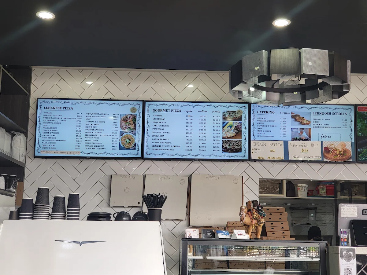 Menu, Lebnoosh - Get Your Yummy Manoush & Pizza !