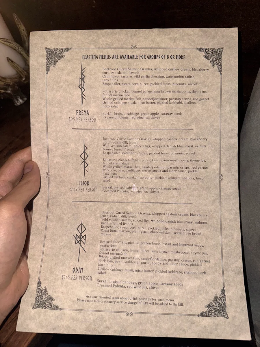 Menu, Mjølner